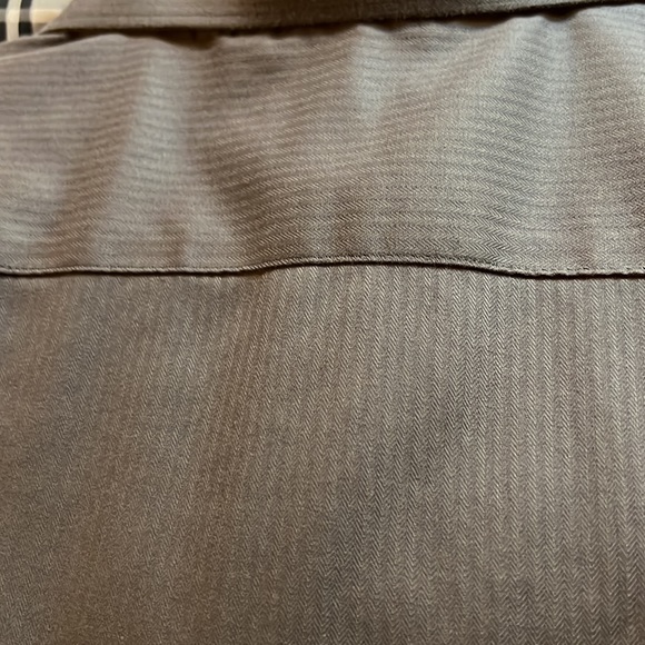 Claiborne men’s Grey dress shirt 18 34/35 long sleeve . Stripe pattern fabric. - Picture 6 of 6